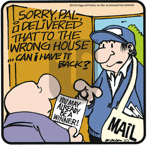 Ziggy on Thursday September 3, 2009 Comic Strip