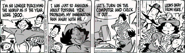 Rose is Rose on Friday January 7, 2000 Comic Strip