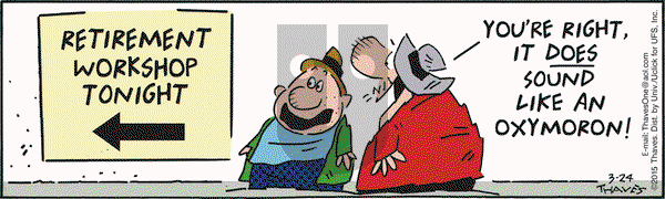 Frank and Ernest on Tuesday March 24, 2015 Comic Strip