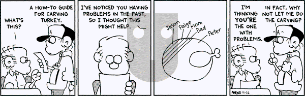 FoxTrot - Tuesday November 22, 2005 Comic Strip