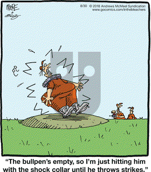 In the Bleachers on Thursday August 30, 2018 Comic Strip