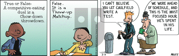 Frazz on Wednesday March 9, 2016 Comic Strip