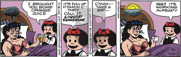 Nancy on Saturday November 13, 2010 Comic Strip