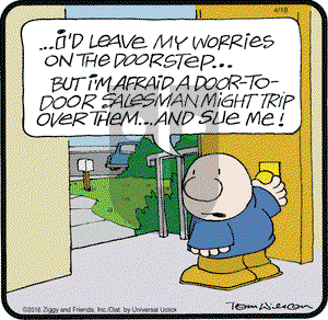 Ziggy on Monday April 18, 2016 Comic Strip