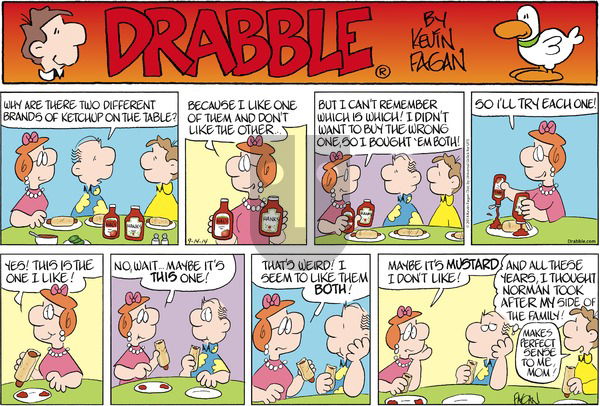 Drabble on Sunday September 14, 2014 Comic Strip