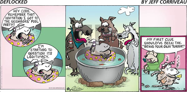 DeFlocked on Sunday October 22, 2017 Comic Strip