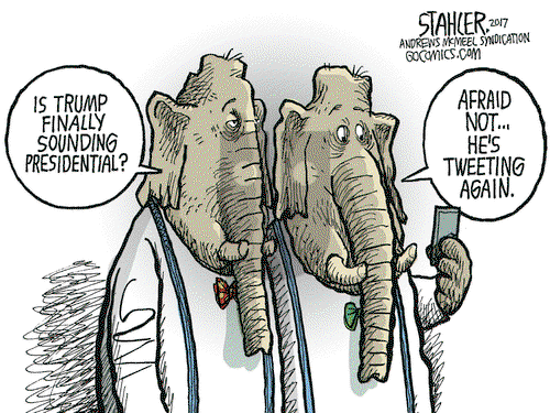 Jeff Stahler on Thursday March 2, 2017 Comic Strip