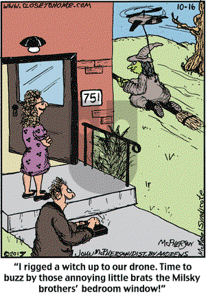 Close to Home on Monday October 16, 2017 Comic Strip