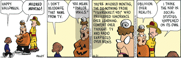 Frazz on Friday October 31, 2008 Comic Strip