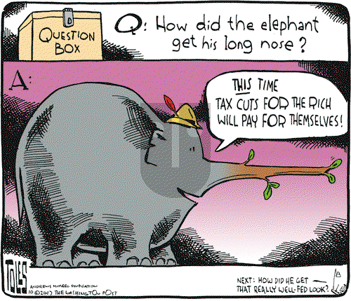 Tom Toles on Monday October 30, 2017 Comic Strip