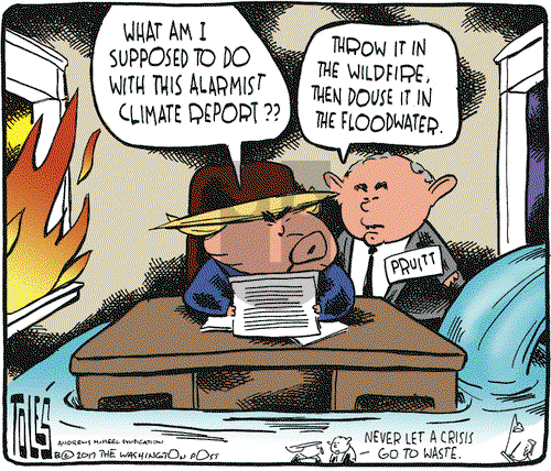 Tom Toles on Thursday August 10, 2017 Comic Strip