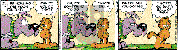 Garfield on Saturday November 5, 2011 Comic Strip