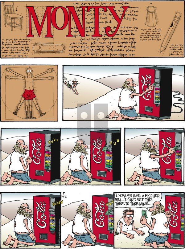 Monty on Sunday May 23, 2021 Comic Strip
