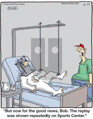 In the Bleachers - Monday June 27, 2005 Comic Strip