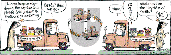 Cul de Sac on Thursday October 30, 2014 Comic Strip