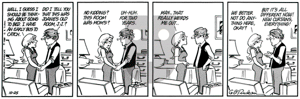Doonesbury - Saturday October 25, 1980 Comic Strip