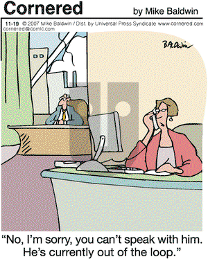Cornered on Monday November 19, 2007 Comic Strip