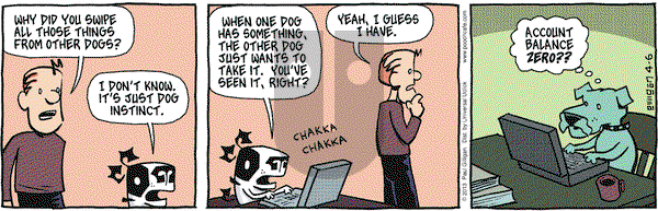Pooch Cafe on Saturday April 6, 2013 Comic Strip