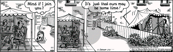 Fred Basset on Friday August 2, 2002 Comic Strip