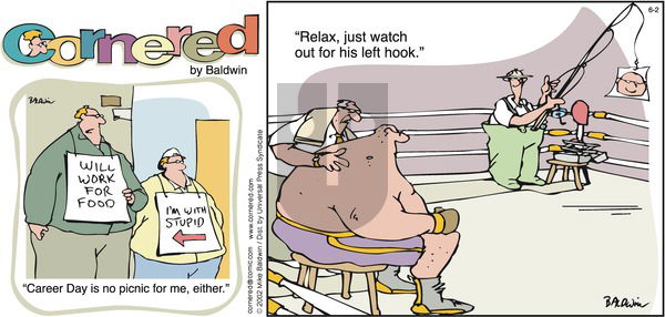 Cornered on Sunday June 2, 2002 Comic Strip