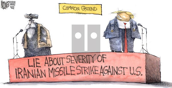 Matt Davies on Sunday January 26, 2020 Comic Strip