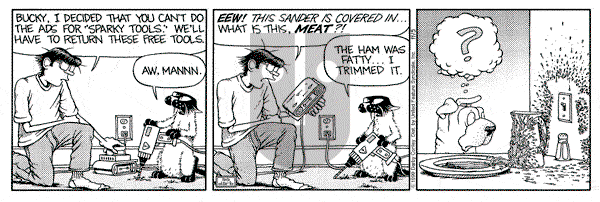 Get Fuzzy on Wednesday September 19, 2001 Comic Strip