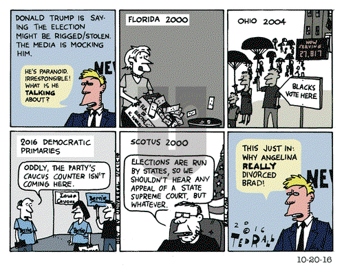 Ted Rall on Thursday October 20, 2016 Comic Strip