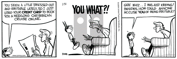 Grand Avenue on Tuesday February 24, 2004 Comic Strip