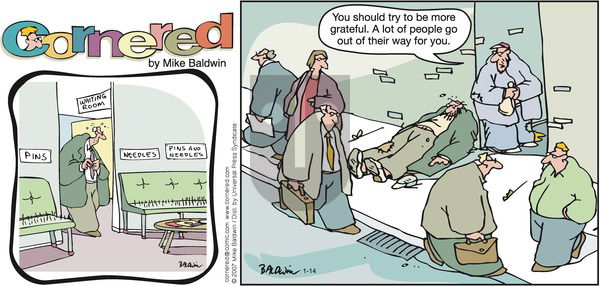 Cornered on Sunday January 14, 2007 Comic Strip