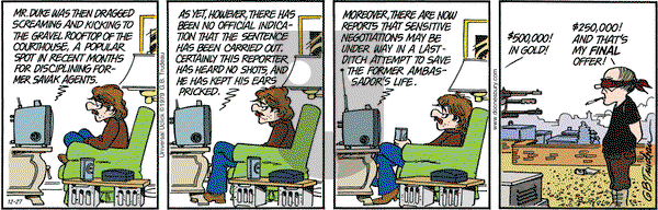 Doonesbury on Saturday December 27, 2014 Comic Strip
