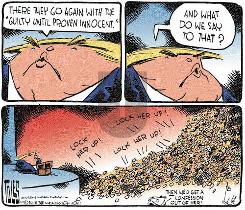 Tom Toles on Thursday October 18, 2018 Comic Strip