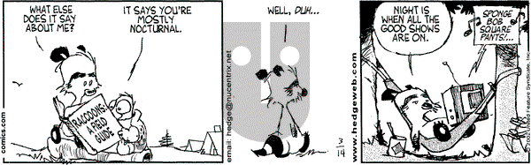 Over the Hedge on Thursday March 14, 2002 Comic Strip