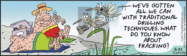Frank and Ernest on Thursday August 25, 2016 Comic Strip