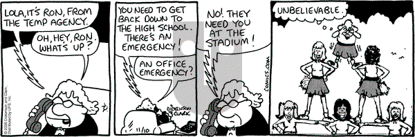 Lola on Friday November 10, 2006 Comic Strip