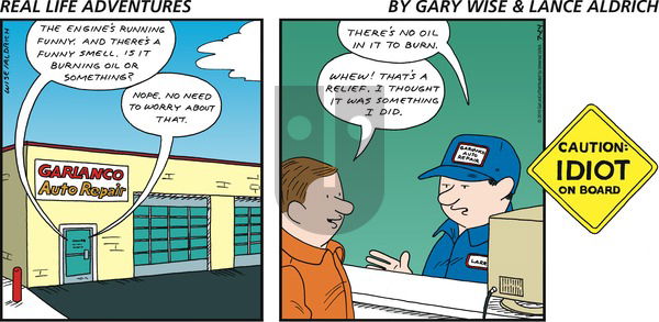 Real Life Adventures on Sunday July 24, 2016 Comic Strip
