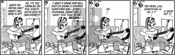 Doonesbury on Saturday August 7, 1976 Comic Strip