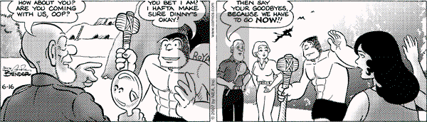 Alley Oop on Saturday June 16, 2007 Comic Strip