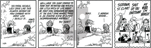 Doonesbury on Monday July 22, 1974 Comic Strip