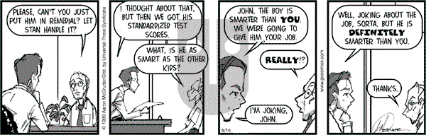 The Boondocks on Wednesday March 19, 2014 Comic Strip