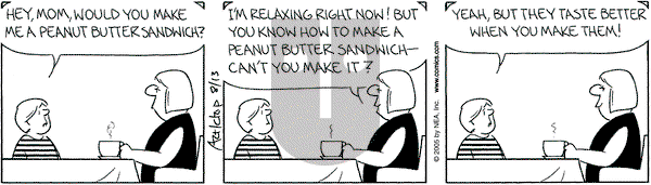 The Born Loser on Saturday August 13, 2005 Comic Strip