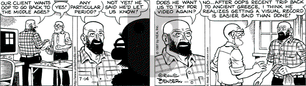 Alley Oop on Monday July 14, 1997 Comic Strip