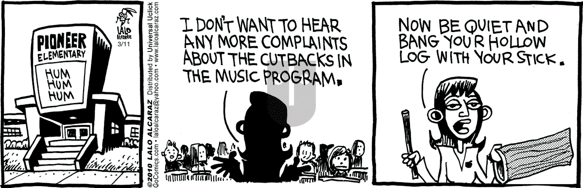 La Cucaracha - Thursday March 11, 2010 Comic Strip