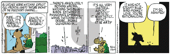 Over the Hedge on Tuesday May 1, 2007 Comic Strip