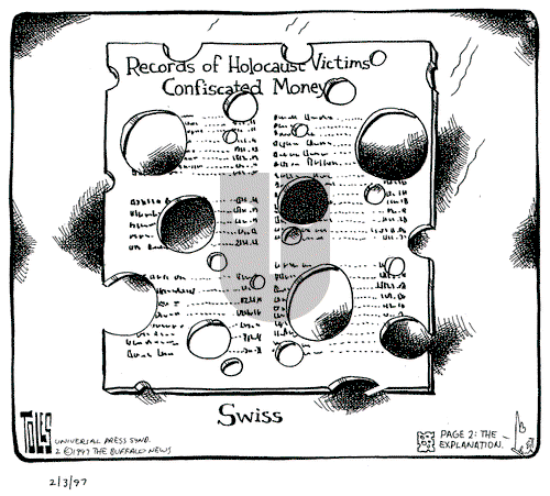 Tom Toles on Monday February 3, 1997 Comic Strip
