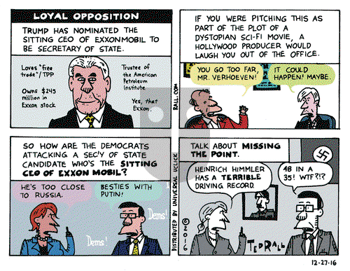 Ted Rall on Tuesday December 27, 2016 Comic Strip