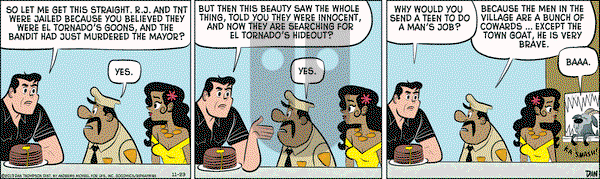 Rip Haywire - Saturday November 23, 2019 Comic Strip