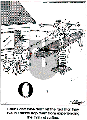 Close to Home on Saturday July 3, 1993 Comic Strip