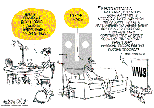 Mike Lester - Thursday December 7, 2023 Comic Strip