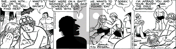 Alley Oop on Thursday April 29, 1999 Comic Strip