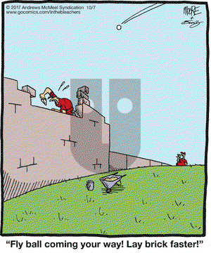 In the Bleachers on Saturday October 7, 2017 Comic Strip